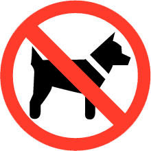 Honden verboden 7010